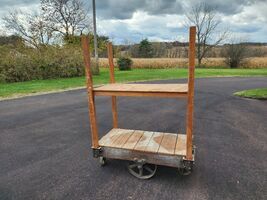 Antique/Vintage Factory Cart Shelf Good for Industrial Décor/Coffee Table - $399.99