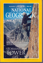 National Geographic Magazine APRIL 1996 Vol 189 No 4 Storming the Tower ... - $8.99