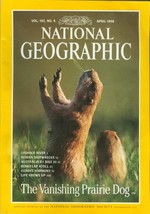 National Geographic Magazine APRIL 1998 Vol 193 No 4 Vanishing Prairie D... - $11.99