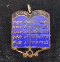 Vintage Ottone Torah Ebraico Pin Pinback - $53.31
