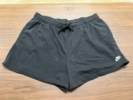 Nike Men&#39;s Black Cotton Shorts - 2XL - $13.99