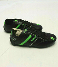 Sparco Racing Time 77 Shoes Mens Lace Up Black / Green Casual 36 Euro 4.5 Us New - £30.93 GBP