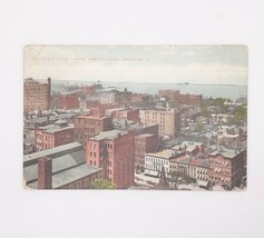 Cleveland OH Birdseye View Toward Lake 1911 Vintage Postcard Posted - $9.74