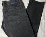 Smoke Rise Slim Fit Jeans Adult 40x32 Black Denim Straight Comfort Fit - £19.01 GBP