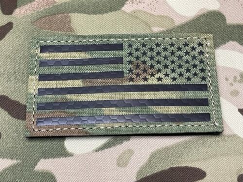 Infrared Multicam IR US Reverse Flag Patch US Army Special Forces Green ...