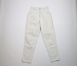 Vintage 90s Streetwear Womens 8 Thrashed Pleated Tapered Leg Denim Jeans... - £27.02 GBP
