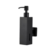 Matte Black Soap Dispenser,Refillable Shower Soap Dispenser Wall Mounted, Stainl - $33.99