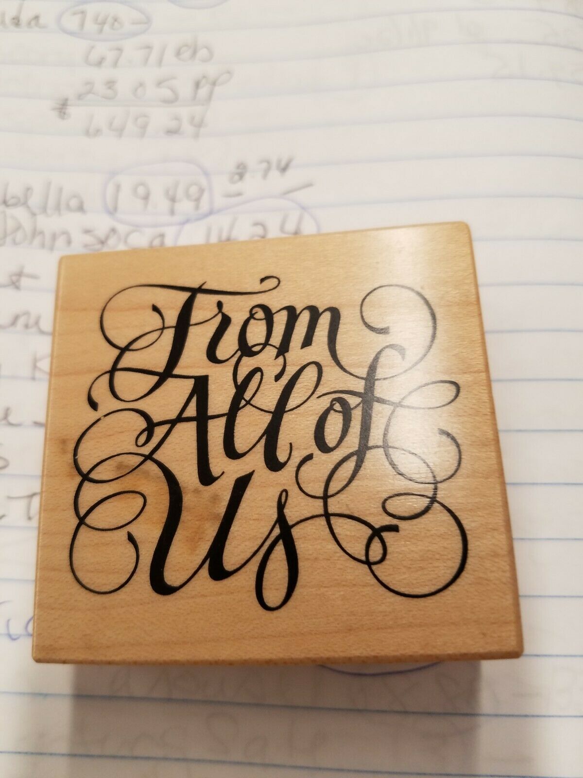 GREAT SELECTION OF WOOD & RUBBER SAYING STAMPS BUY MORE & SAVE! Item image 5