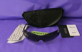 Versace Designer Black Gradient Lens Sunglasses Gem Embellished With Case COA  - £127.77 GBP
