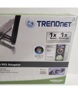 TRENDnet 54Mbps PCI Adapter 802.11b/g 2.4GHz WPA-PSK 64/128-Bit TEW-423P... - £12.42 GBP