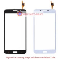 Touch Screen Glass Digitizer Replacement Part for Samsung Galaxy Mega 2 2nd 6&quot; - £26.29 GBP