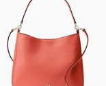 Kate Spade Kailee Coral Red Leather Shoulder Bag Hobo WKRU6486 NWT $399 ... - £119.96 GBP
