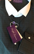 Ralph Lauren - PURPLE LABEL Custom Fit Stripe Shirt - Size 15 - £196.54 GBP