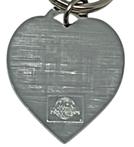 Heart & Souls Movie Promo Silver Tone Heart Shape Keychain 1" - 1993 image 5