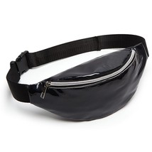 LKEEP 2022  New Holographic Waist Bag For Women Pink Gold Black Laser Fanny Pack - £11.14 GBP