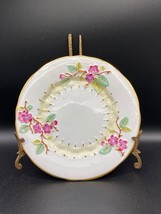 Royal Stafford Plate bone china, pink cherry blossoms, gold, ANT 1920&#39;s UK - £15.88 GBP