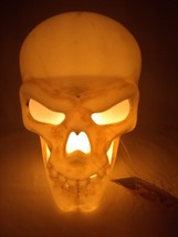 Light-up SKULL Halloween Glow Decor LED Tabletop Decoration Glowing Lights Head - £16.07 GBP