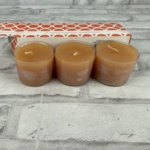 GOLD CANYON Caramel Pumpkin Kiss VoLights 3 Pack Votive Candles New - £15.90 GBP