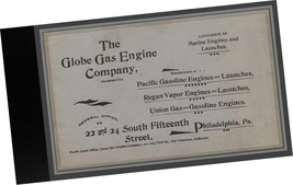 (1894) CATALOGUE of Marine Engines Launches Globe Gas Engine Co Philadelphia PA - £30.75 GBP