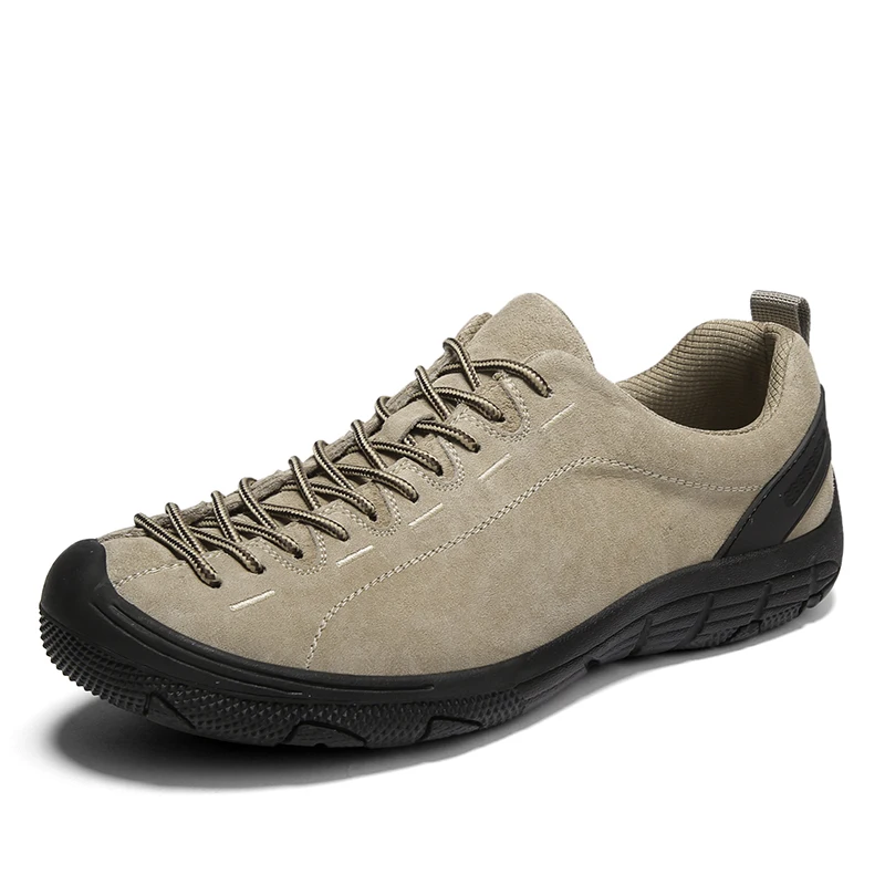 Non-Slip Men Leather Casual Shoes Men Comfortable Flat Shoes Trendy Snea... - £56.49 GBP