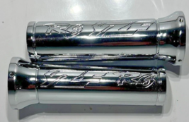 Yamaha YZF R6 Grips Chrome Engraved Aluminum 1999-2015 2016 2017 2018 20... - $30.83 CAD