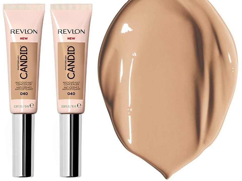 2 Pack Revlon PhotoReady Candid Antioxidant Concealer, 040 Medium, Sealed