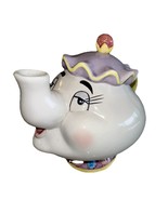 1991 Disney Beauty And The Beast Mrs. Potts Teapot Bank Ceramic 8x10 Vin... - $34.21 CAD