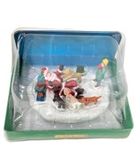 Lemax Santa with Playful Dogs Presents &amp; Boy - £26.21 GBP