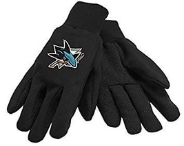 San Jose Sharks Utility Gloves - $6.00