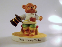 Bronson Collectibles Little Tommy Tucker Nursery Rhymes Bear Figurine 1995 - £7.16 GBP