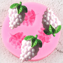 Grape Silicone Molds Candy Polymer Clay Mold DIY Baking Chocolate Mold Cupcake - £6.83 GBP