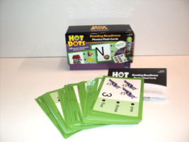 Hot Dots Reading Readiness Phonics Flash Cards 72 activities on 36 cards... - $25.16
