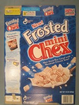 2002 MT Cereal Box GENERAL MILLS New! Frosted Mini Chex MAZE ON BACK [Y1... - $23.04