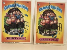 Harry Canary Burt Cage Pail Kids  Lot Of 2 1986 - £3.11 GBP