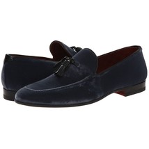 Magnanni &quot;San Pedro&quot; Velvet Loafer, Men&#39;s Slip-on Evening Shoes, Grey - £139.47 GBP