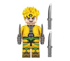 MV Dio JoJo&#39;s Bizarre Adventure Cartoon Anime Minifigure US Shipping Warehouse - $7.20