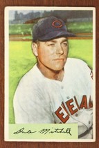 Vintage BASEBALL Card 1954 BOWMAN #148 Dale Mitchell Cleveland Indians Outfield - £8.92 GBP
