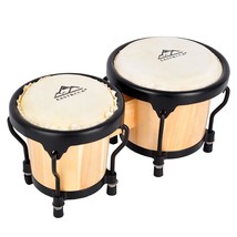 Bongo Drum 4 And 5 Set For Adults Kids Beginners Professionals Tunable Wood And  - £42.70 GBP