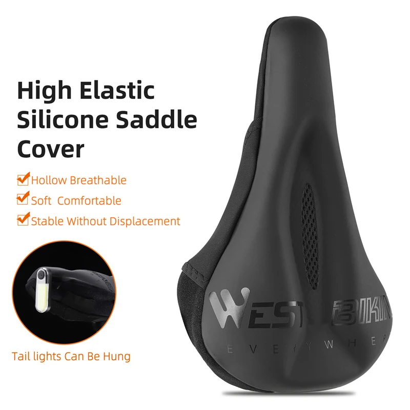 WEST BI Bicycle Saddle Cover  PVC Material Lightweight Comfortable Cycling Prote - $132.00