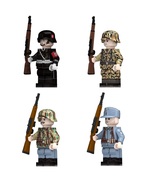 4pcs WW2 German Honor Guard German Luftwaffe Leibermuster Minifigures Toys - $16.99