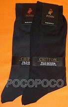 2 Pairs Of Socks Short Men&#39;s Cotton Lisle Thread Chiffon Socks Punto - £17.18 GBP