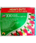 Vintage 1990s Rite Aid Yule Rite 100 Multi Mini Christmas Lights OB Test... - $363.37 MXN