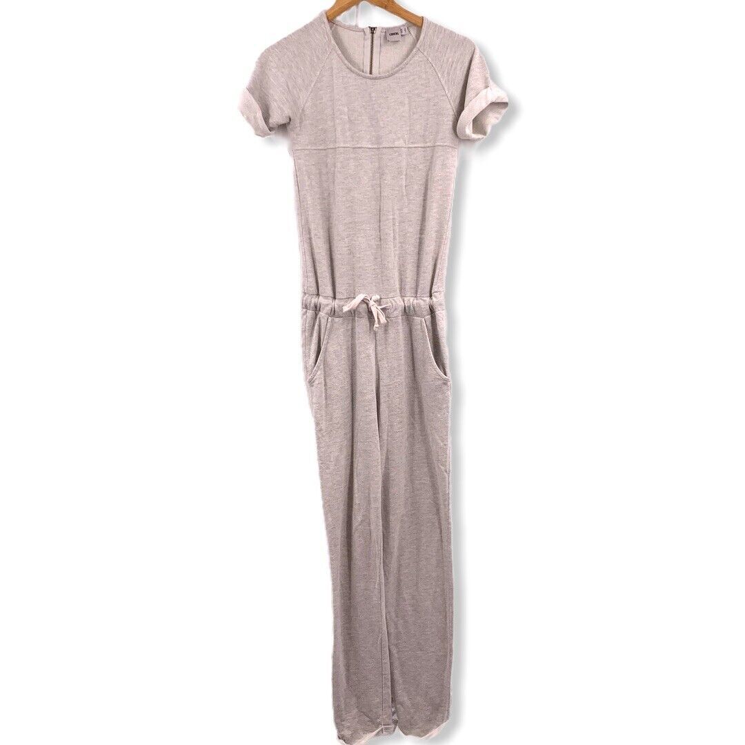 Primary image for ASOS Grey Short Sleeve Zip Back Jumpsuit 4