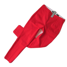 NWT J.Crew Martie in Bright Cerise Red Bi-Stretch Cotton Slim Crop Pants 2P - £34.45 GBP