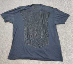 A7 Bar Grip Shirt Mens 2XL Blue Honeycomb Grip Training Workout Tee T-Sh... - $24.74