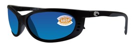 Costa Del Mar FA 11 OBMP Fathom Sunglasses Matte Black Blue Mirror 580P Polarize - £161.43 GBP