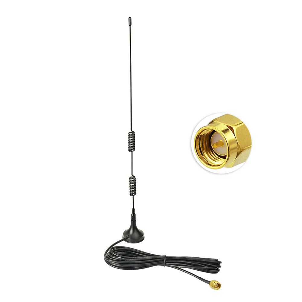 Car Radio FM Antenna SMA Male Signal Amplifier for Bingfu Dual Band VHF ... - £13.76 GBP