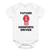 Bespoke Souvenirs Rare New Future Kenworth Truck Driver Auto Moto Baby B... - $19.92