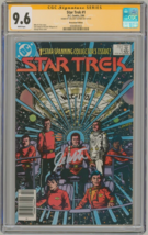 William Shatner SIGNED CGC SS 9.6 Star Trek #1 / Georger Perez Cover Art - £470.71 GBP