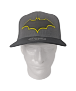 Bioworld DC Batman Bat Symbol Adjustable Snapback Hat Cap Grey &amp; Black - $279.91 MXN